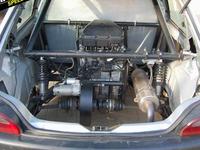 Une Citroën Saxo VTS à moteur d'Hayabusa