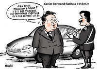 Le dessin du jour - Placide et Xavier Bertrand
