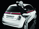 Natasha Poly aime la Fiat 500 by Gucci 