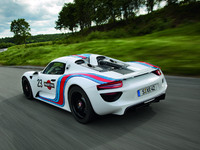 La future Porsche 918 Spyder en livrée Martini Racing