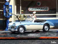 Miniature : 1/43ème - AUSTIN-HEALEY 100/6