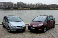Citroën Grand C4 Picasso HDi 138 ch/Ford S-Max 2.0 TDCi 140 ch 