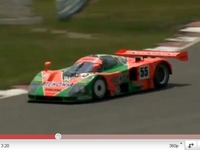 La Mazda 787B se dégourdit les rotors avant son retour au Mans
