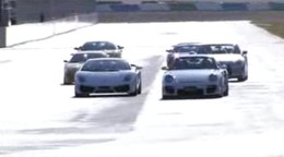 Vidéo Best Motoring : Nissan GTR vs Ferrari F430 Scuderia VS Lamborghini LP560-4 vs Porsche GT2 ...