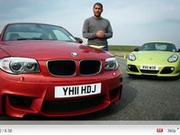[vidéo] BMW 1M vs Porsche Cayman R par Chris Harris