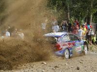 WRC Finlande : Hirvonen en tonneau, Solberg leader