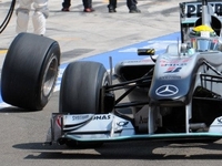 Brawn explique la perte de roue de Rosberg 