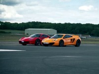 Top Gear : McLaren MP4-12C vs Ferrari 458 Italia, round 4, fight !