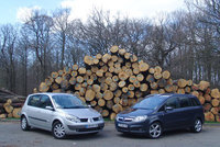 Renault Scénic II 2.0 dCi 150 ch/ Opel Zafira 1.9 CDTI : pour pères de famille pressés
