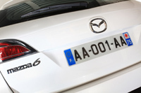 A Mazda la toute 1ère "nouvelle immat."