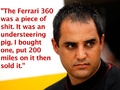 Juan Pablo Montoya n'aimait vraiment pas la Ferrari 360 Modena