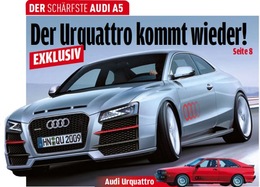 Audi prépare une A5 quattro sport allégée à moteur V6 biturbo!
