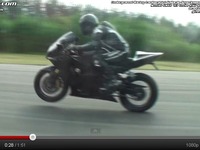 Duel auto/moto : Lamborghini Gallardo Undergound Racing 1500 ch vs Suzuki GSXR1000 Turbo 290 ch