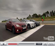 Vidéo : Lexus IS-F vs BMW M3 vs Audi RS4