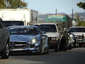 Une Mercedes SLS AMG GT3 perdue dans la circulation
