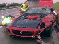 Ferrari 599 GTO : l'accident à 180000€