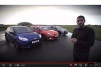 Chris Harris compare Renault Megane R.S, Ford Focus ST et Opel Astra OPC.