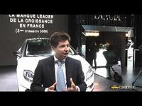 Paris 2008 : Olivier François, PDG Lancia (interview)