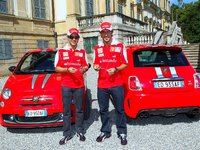 Grand Prix urbain ? Felipe Massa et Fernando Alonso reçoivent leur Abarth 695 Tributo Ferrari