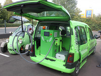 Angel Car, la première station de recharge pour véhicules électriques mobile