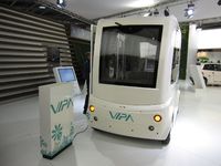 En direct du Mondial de Paris : le VIPA, véhicule électrique de transport de passagers autonome