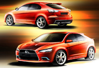 Premiers dessins pour la Mitsubishi Lancer Sportback
