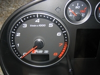 Audi RS3 : un compteur de vitesse gradué jusqu'à 310 km/h