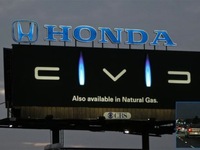 Honda a démarré la production de sa Civic au GNV