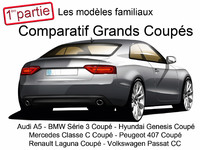 Comparatif grands coupés : les modèles familiaux