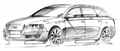 A6 AVANT, DESSIN