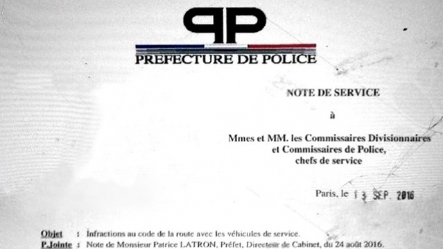 Paris : quand les policiers multiplient les infractions routières