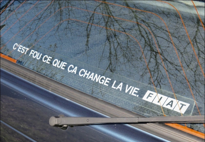 Fiat était le spécialiste des slogans abscons, mais dans les années 80, la marque bougeait encore. Il lui arrivait même de dominer le marché européen. Fou, non ?