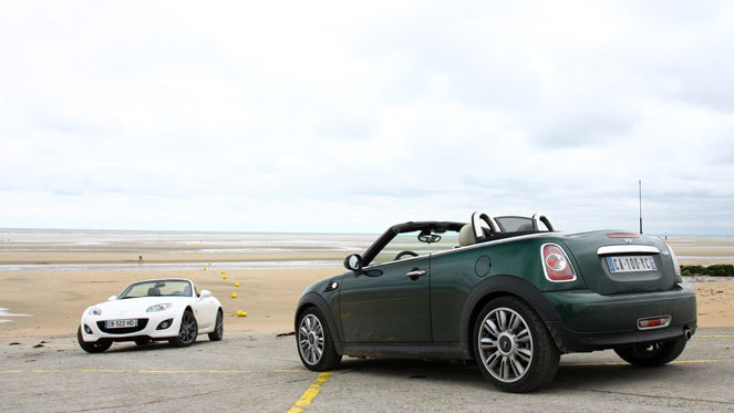 Match vidéo - Mazda MX5 vs Mini Roadster : le tube de l’été