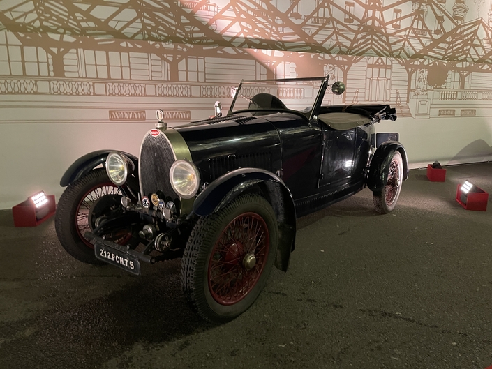 La Bugatti Type 40 de 1929, qui nous servira de vaillante monture lors de la traversée de Paris.