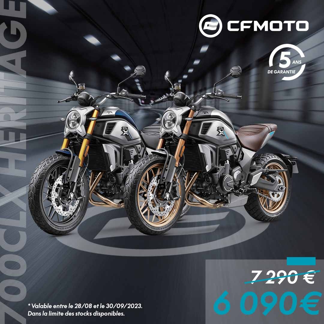 Promotions et offres CFMoto septembre à octobre 2023
