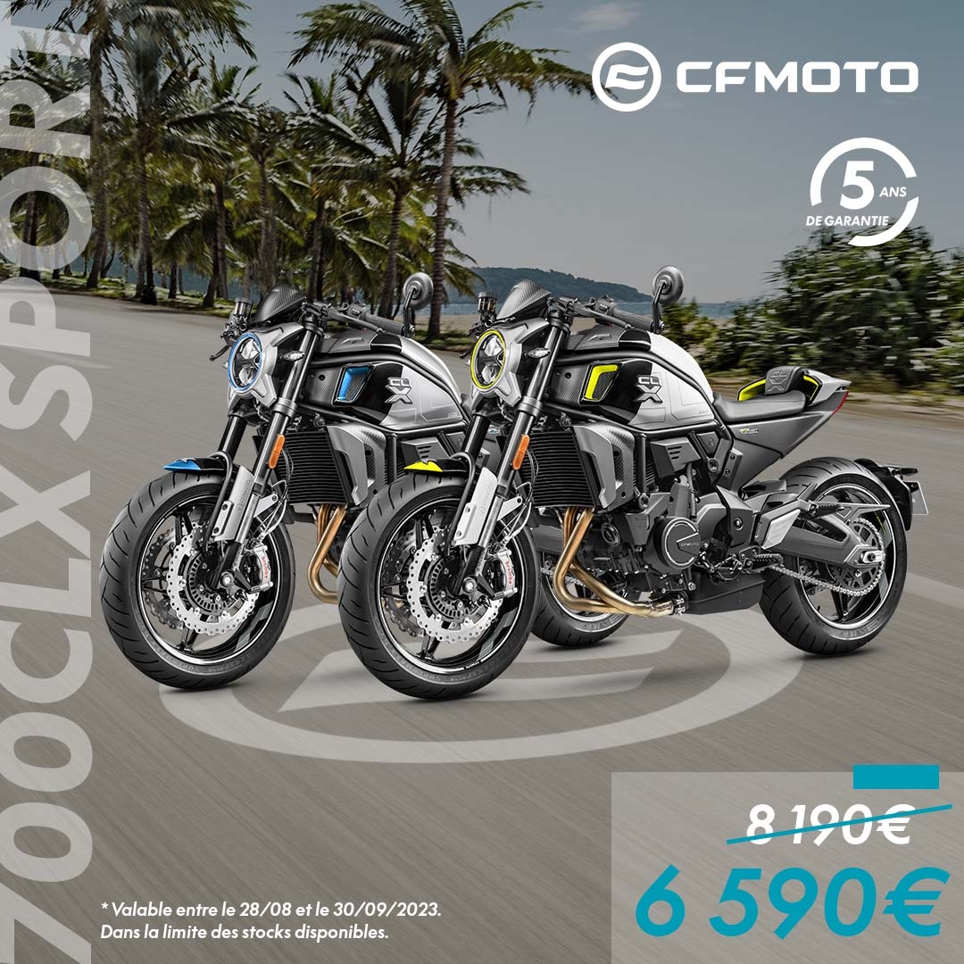 Promotions et offres CFMoto septembre à octobre 2023
