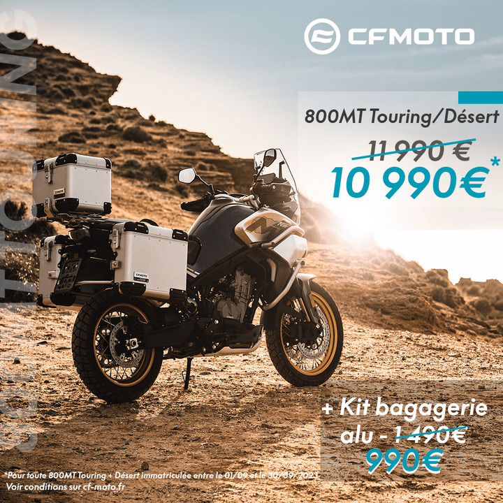 Promotions et offres CFMoto septembre à octobre 2023