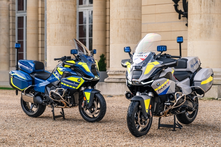 Des BMW R 1300 GS et R 1300 RT pour la Police, la Gendarmerie et les Douanes françaises