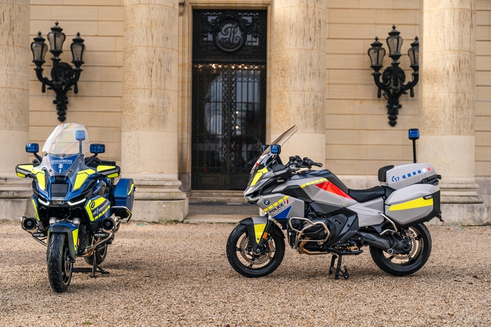 Des BMW R 1300 GS et R 1300 RT pour la Police, la Gendarmerie et les Douanes françaises