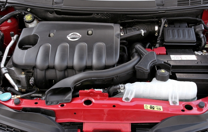 Pas de soucis particuliers à noter sur le moteur 1,6 l de la Nissan Micra 160 SR. La chaîne de distribution simplifie l'entretien.