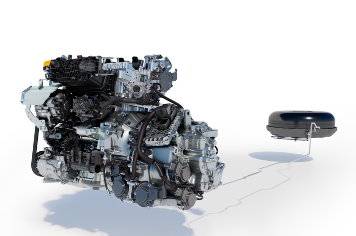 Le réservoir de GPL se loge dans l'emplacement de la roue de secours.