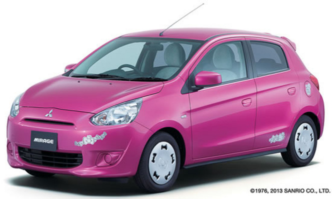 Mitsubishi Mirage/Space Star Hello Kitty, la série spéciale des 40 ans