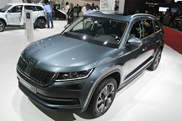 Skoda Kodiaq : l'ours familial - Vidéo en direct du Mondial de Paris 2016