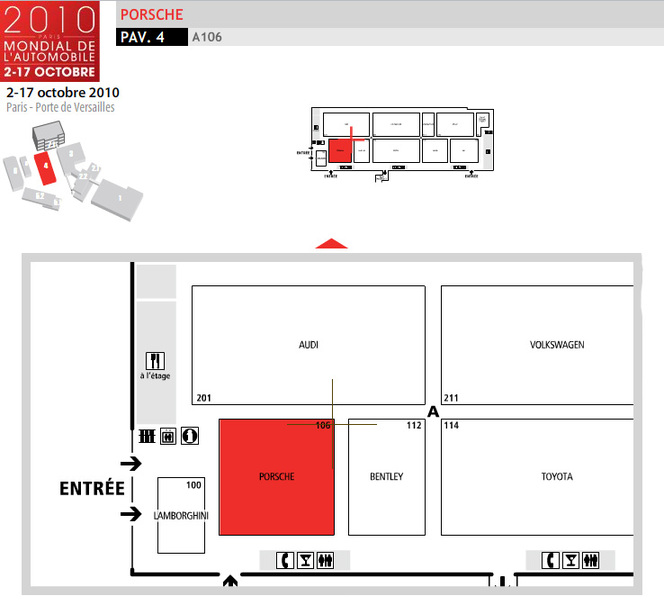 Guide des stands 2010 : Porsche veut surprendre