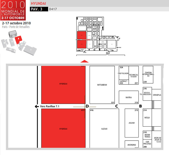 Guide des stands 2010 : Hyundai, la croissance d'un futur grand