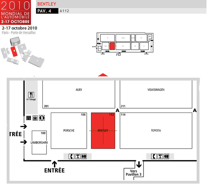 Guide des stands 2010 : Bentley peaufine