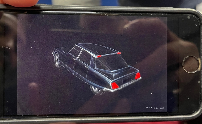 Ce projet signé Régis Gromik et daté de novembre 1967 évoque furieusement notre maquette.