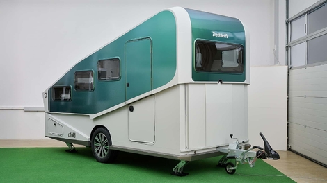 Une hauteur de 1,90m à l’arrière lorsqu’elle est ouverte.