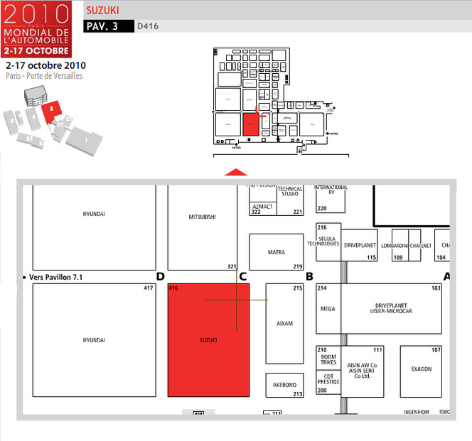 Guide des stands 2010 : Suzuki grandit
