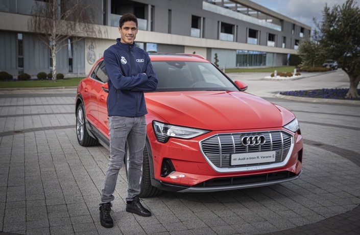 De nouvelles Audi pour les joueurs du Real Madrid, une électrique pour Varane